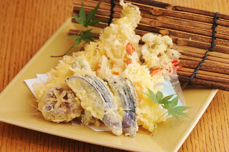 厳選した良質な食材を使用した天ぷら
